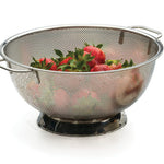 Colander with strawberries