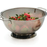 Colander with strawberries