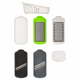 Progressive 7 pc Grate & Slice & Store Set-view of each piece