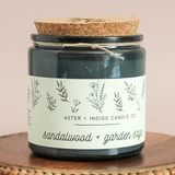 Aster & Indigo Candle Sandalwood & Garden Sage