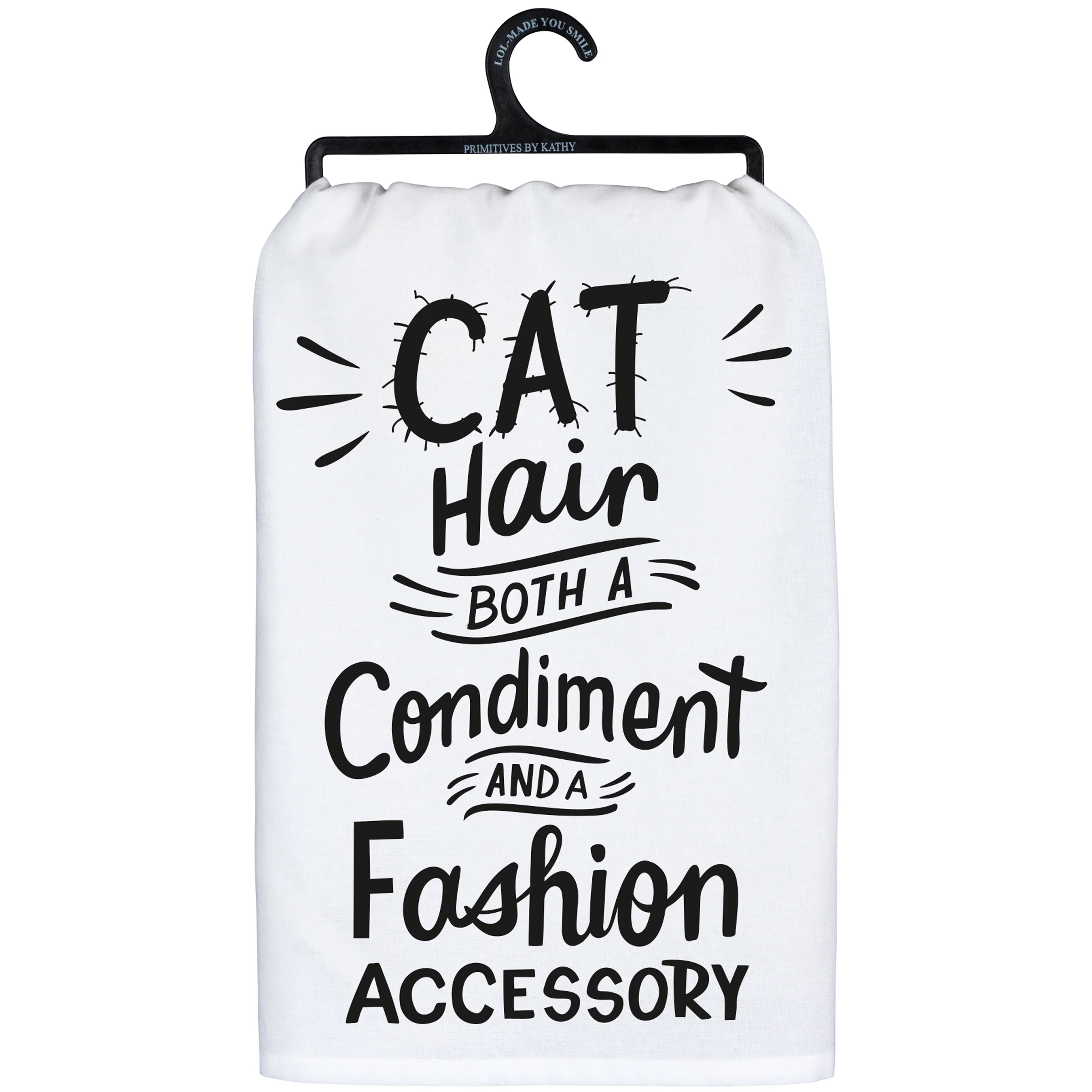 Primitives Tea Towel Cat Hair Condiment & Fashion