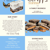 Griff's Pecan Toffee 2oz Dark Chocolate