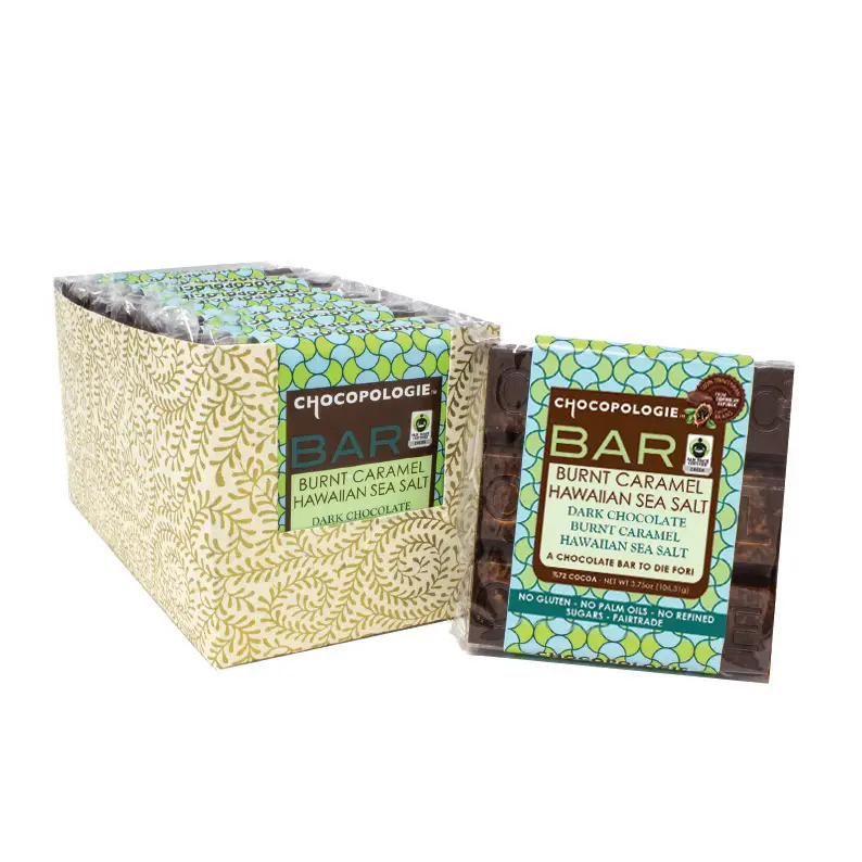 Knipschildt Burnt Caramel Hawaiian Sea Salt Bar