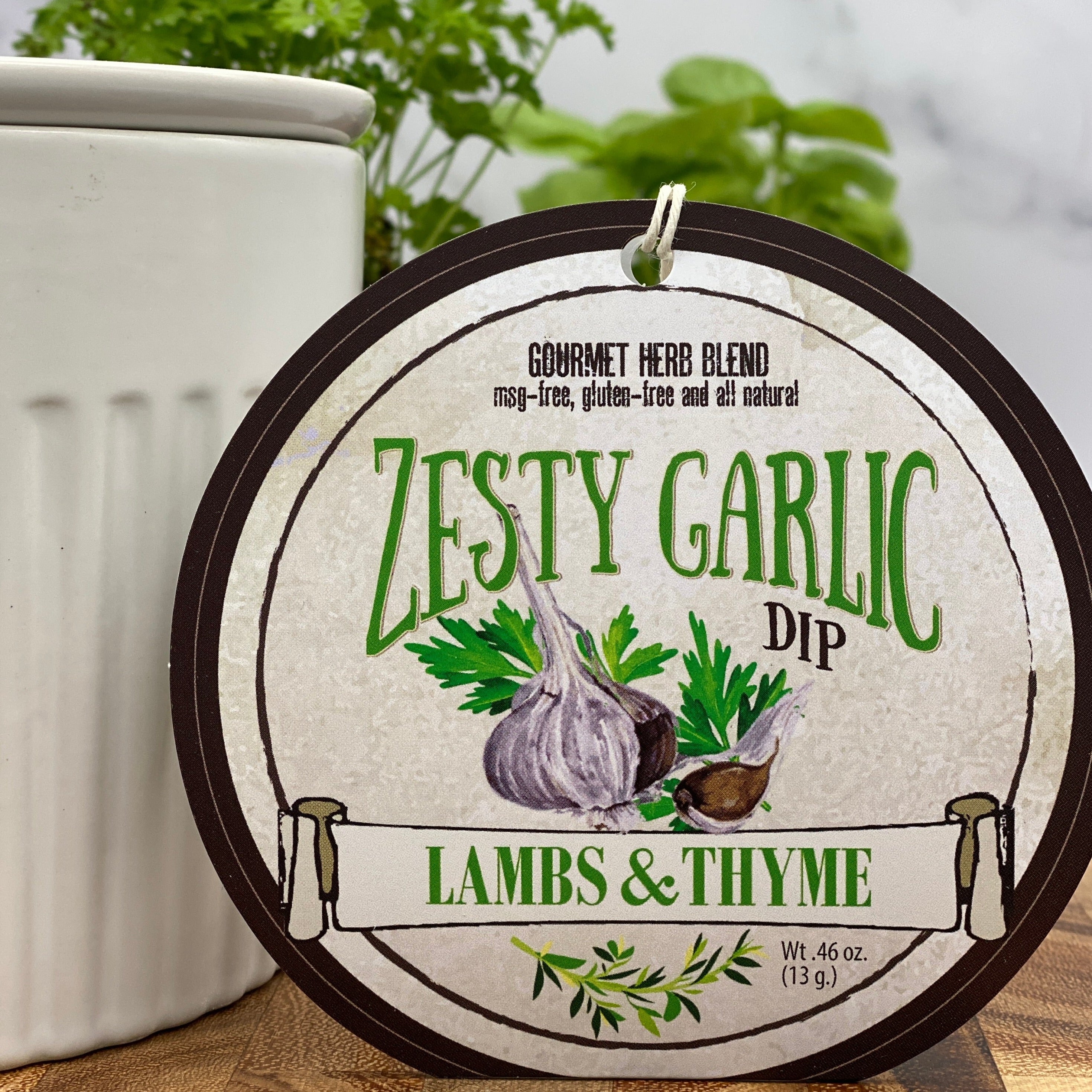 Lambs & Thyme Herb Dips Zesty Garlic