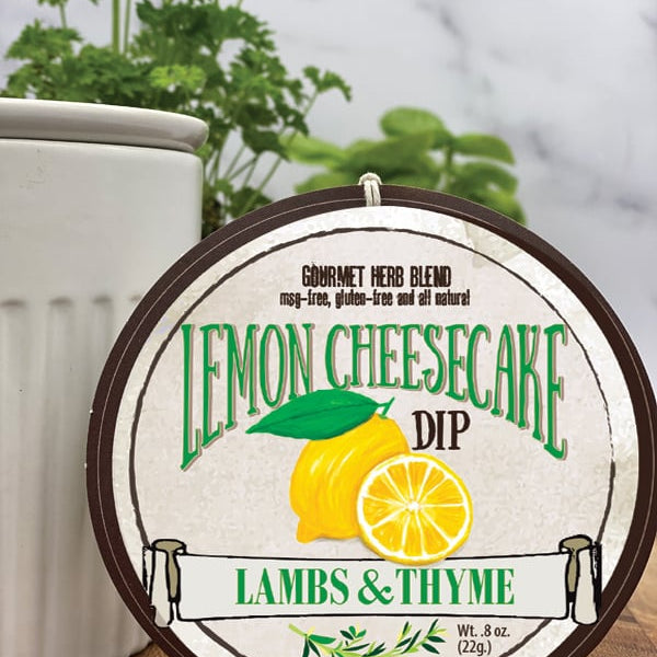 Lambs & Thyme Sweeter Dips Lemon Cheesecake