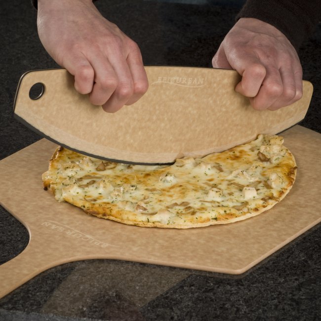 Epicurean Pizza Cutter Nat/Slt