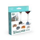 Fred Wine Lives-Kitty Wine Markers