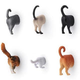 Kikkerland Cat Butt Magnets