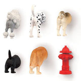 Kikkerland Dog Butt Magnets s/6