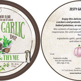 Lambs & Thyme Herb Dips Zesty Garlic