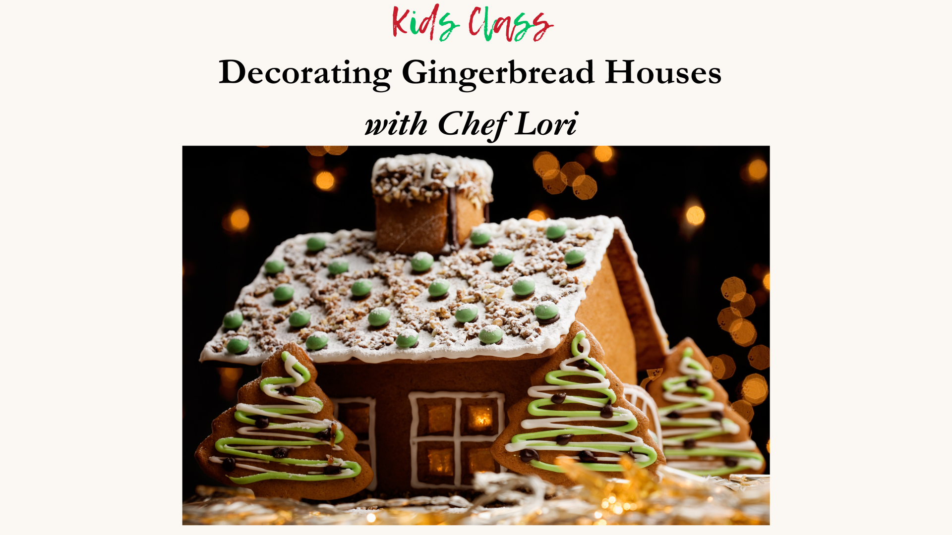 Decorating Gingerbread Houses Dec 14, 2025 1-2:30