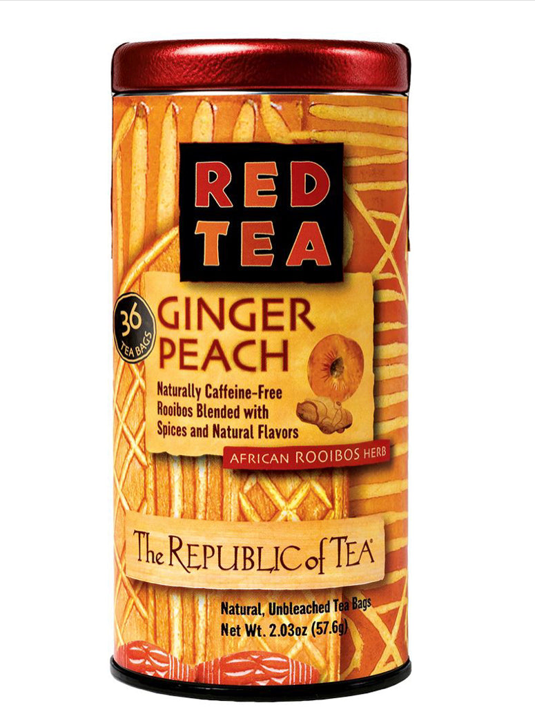  Picture Republic of Tea Ginger Peach Red Tea Can