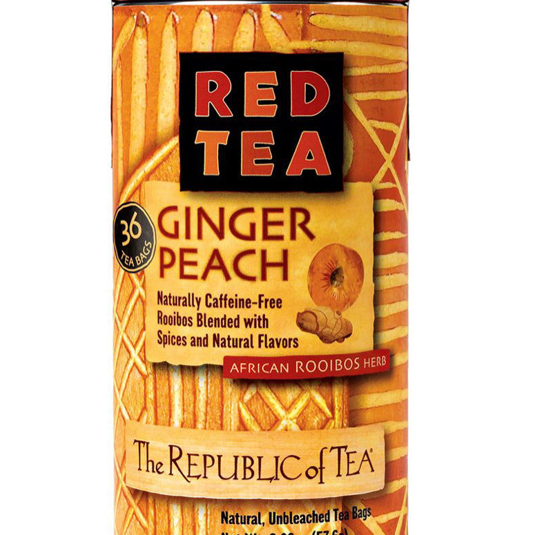  Picture Republic of Tea Ginger Peach Red Tea Can