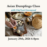 Asian Dumpling Cooking Class - January 29th, 2026