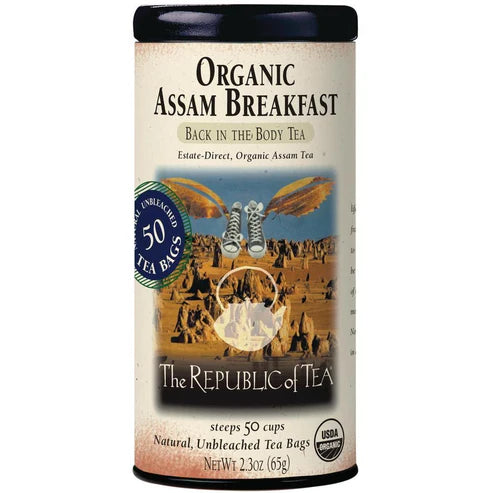 Republic of Tea Organic Assam Breakfast Black Tea Bags