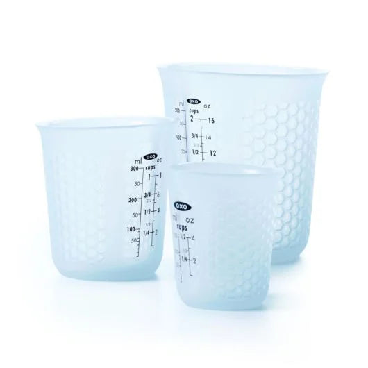 Oxo Squeeze & Pour silicone Measure Cup Set