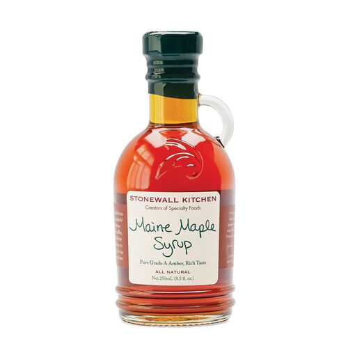 Stonewall Kitchen's Maine Maple syrup bottle