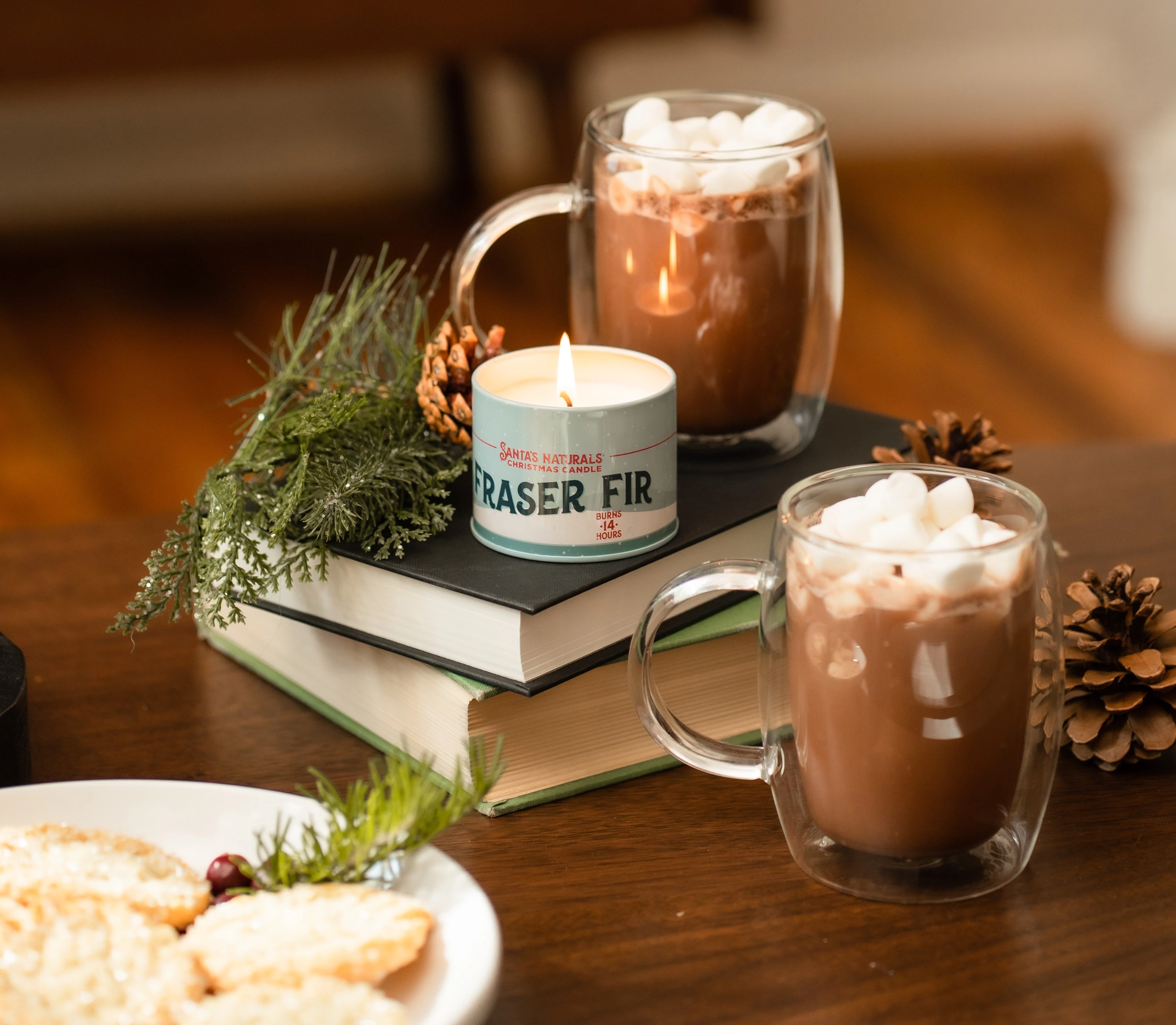 Santa's Natural Frasier Fir Mini Candle 3.5oz