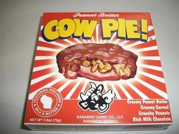 Peanut Butter Cow Pie from Baraboo Chocolate Factory in it's package