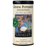 Republic of Tea Ginseng Peppermint Herbal Tea Bags