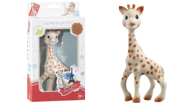Calisson So Pure Sophie La Girafe with packaging