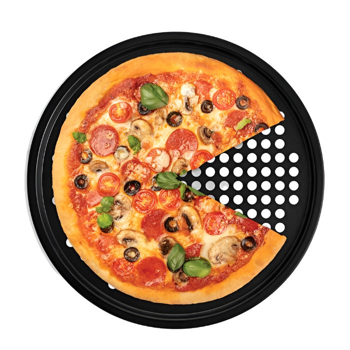 Harold 12" Non-Stick Perforated Pizza Pan