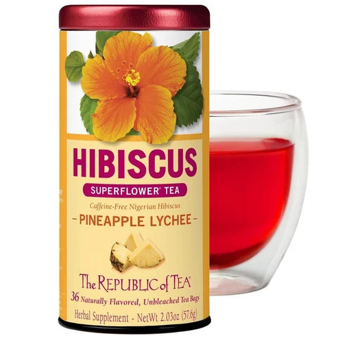 Republic of Tea Hibiscus Pineapple Lychee Tea Bags