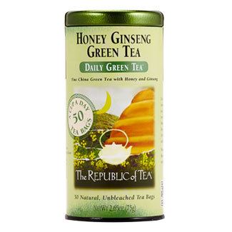  Picture Republic of Tea Honey Ginseng Green Tea Can