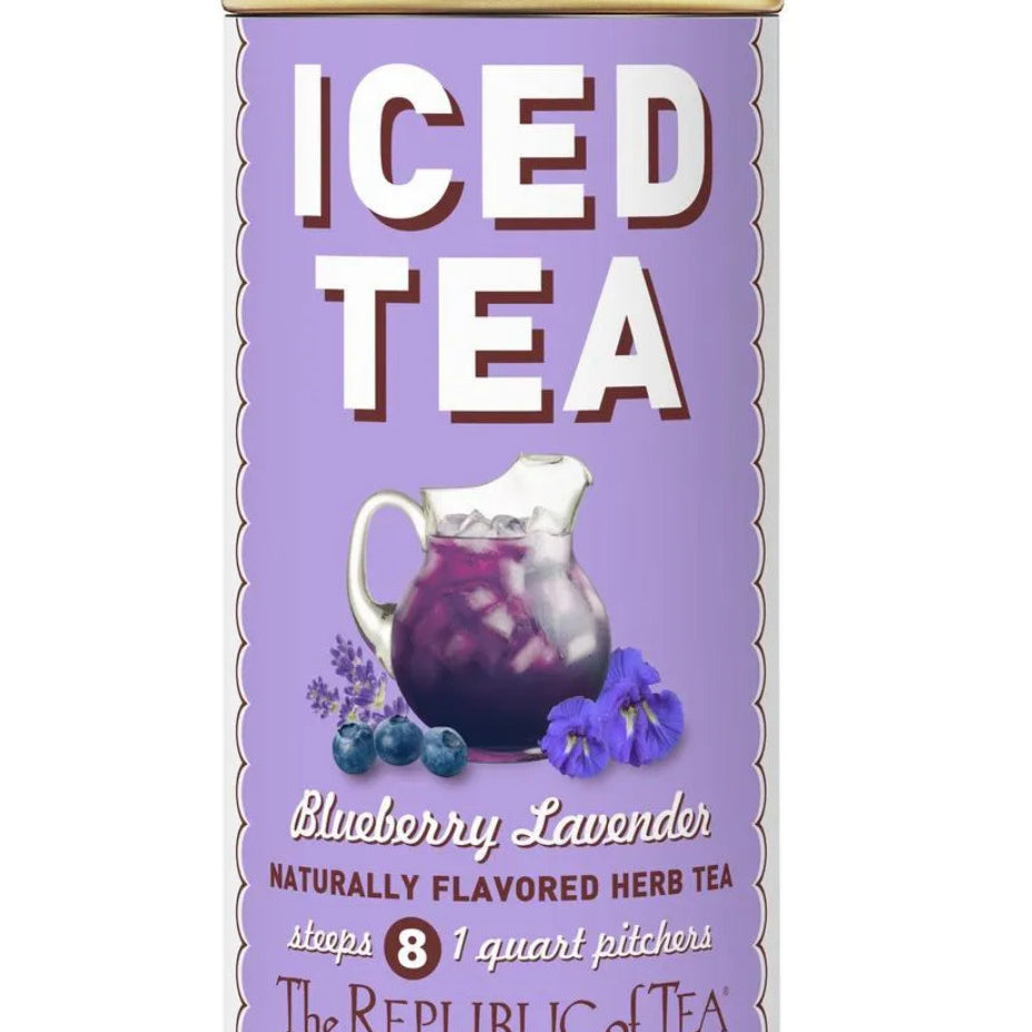  Picture Republic of Tea Iced Tea Blueberry Lavendar Can