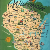 Galleyware Wisconsin Tea Towel