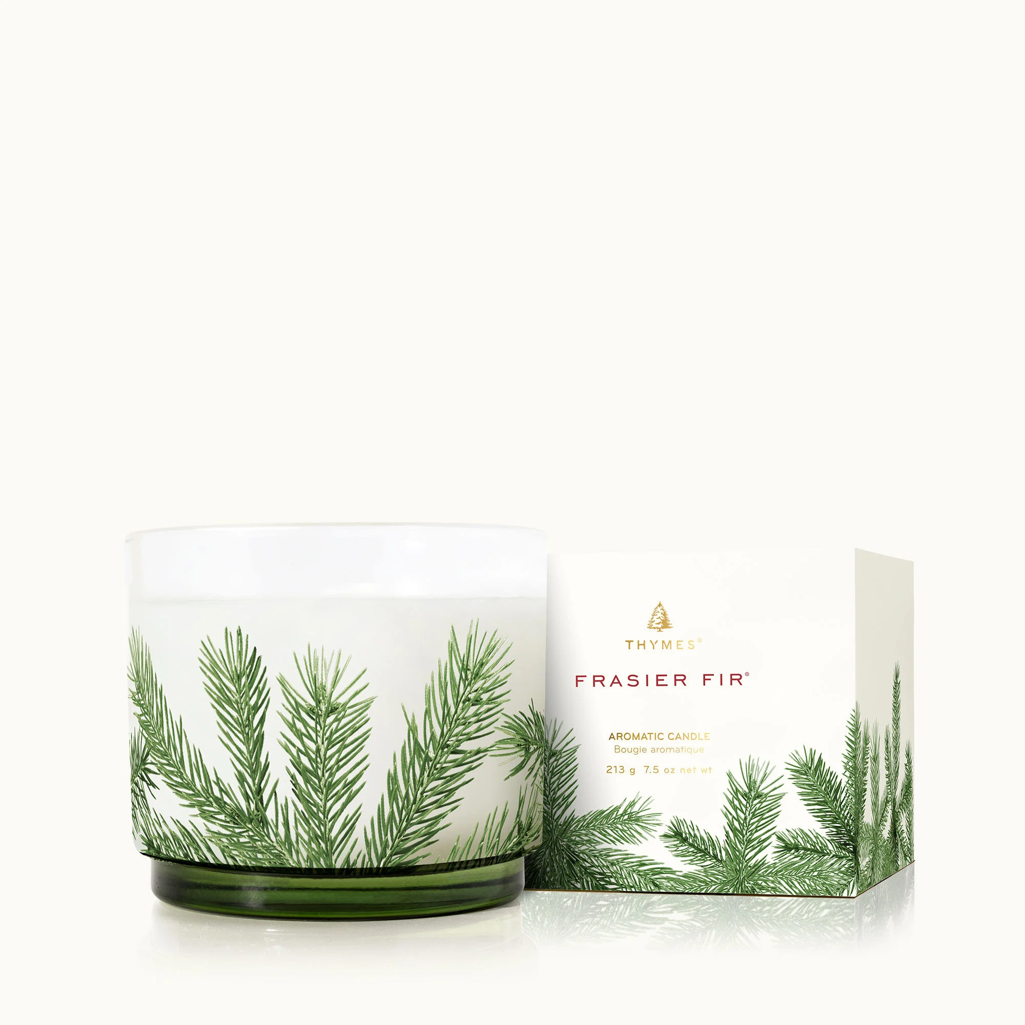 Thymes Frasier Fir Small Pine Needle Luminary and box