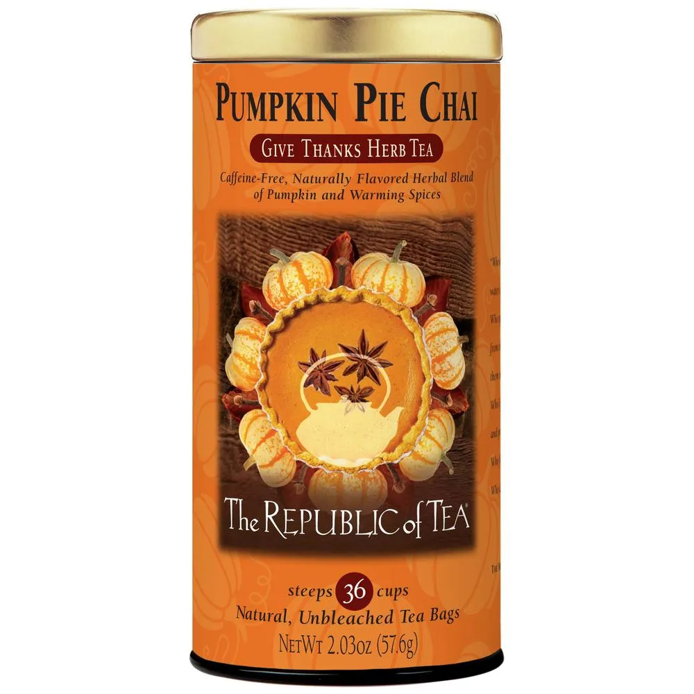 Republic of Tea  Pumpkin Pie Chai