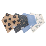 Copper Pearl Baby Bandana Bib Set of 4 Gemma
