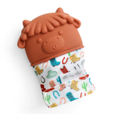 Itzy Ritzy Teething Mitts Highland Cow