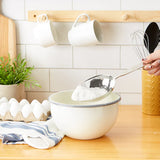 Oval one cup scoop with flour