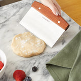 RSVP Endurance Bench Scraper with dough