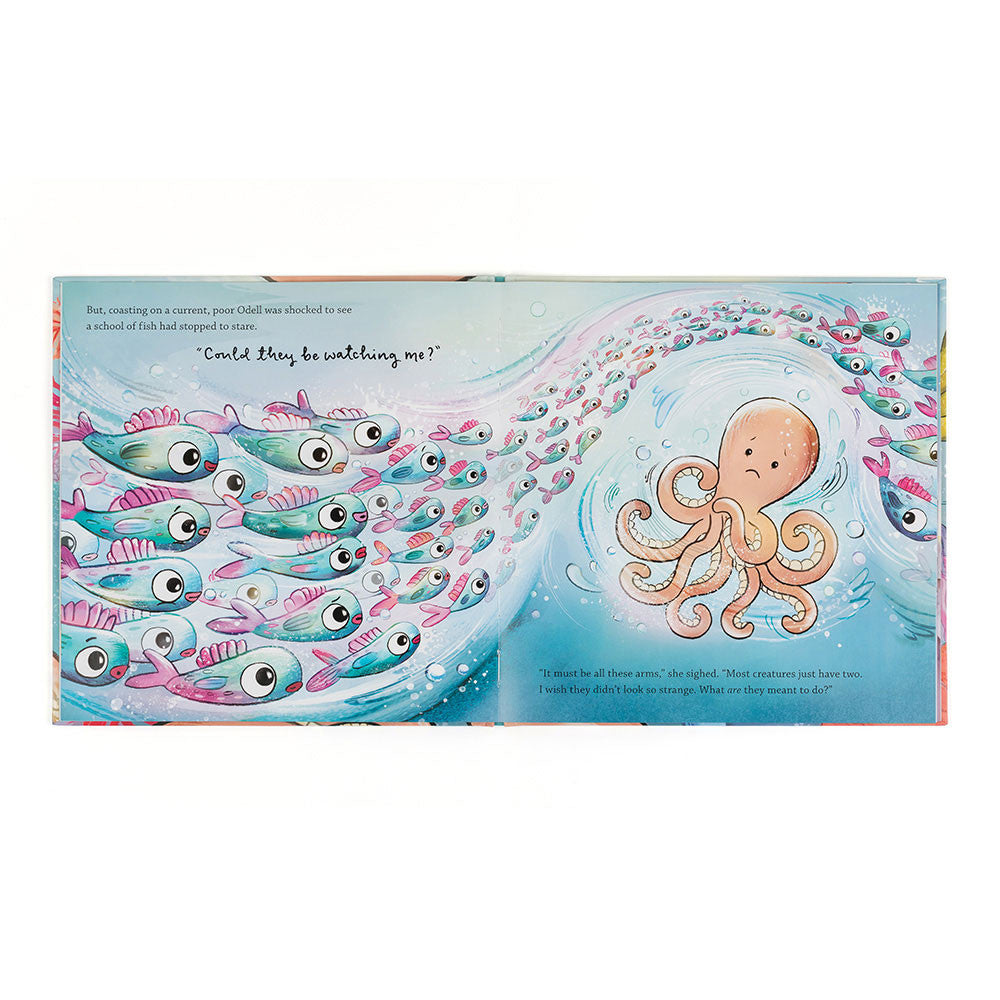 Jellycat Animal Books Odell's Amazing Arms
