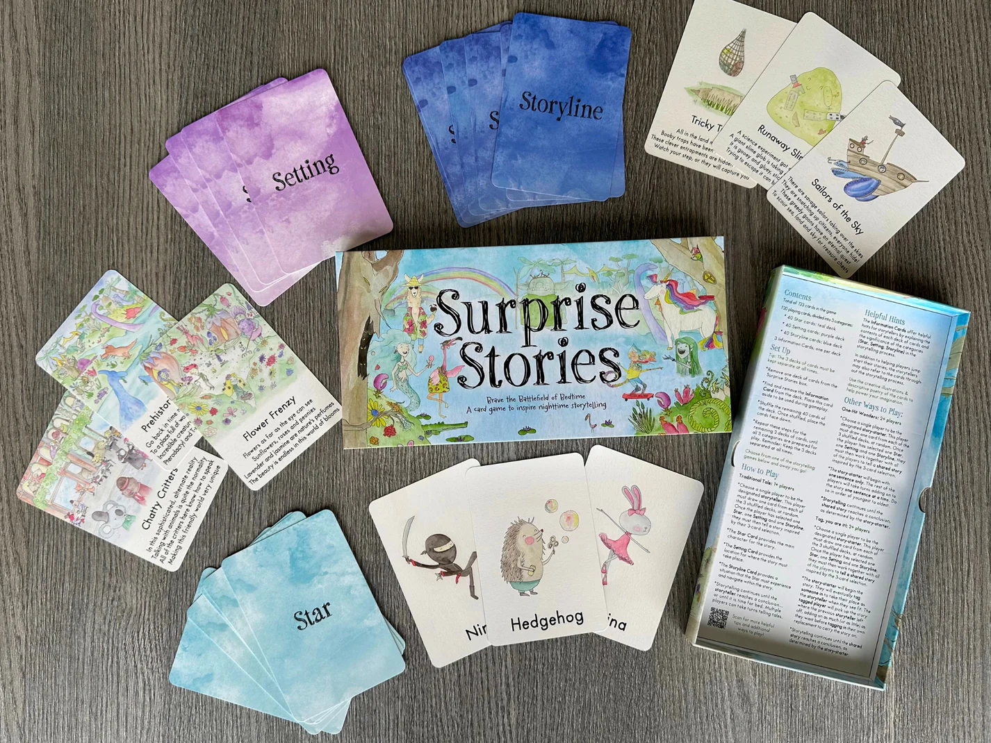 Surprise Stories contents of box