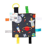 Baby Jack & Co Learning Lovey featuring space: moon,  rockets, planets, stars, and sun