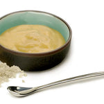 RSVP Tiny Salt Spoon with mustard and salt