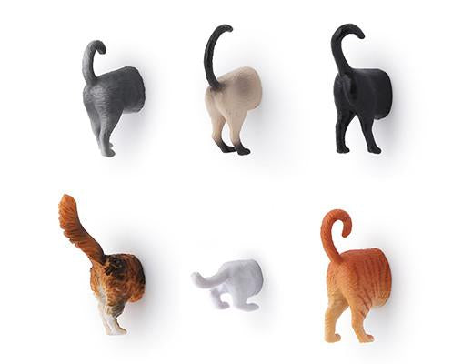 Kikkerland Cat Butt Magnets