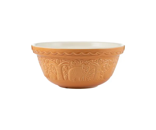 Rayware In the Forest Bear Ochre Size 24 Bowl
