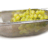 Stainless Steel Drainer-Strainer with bunch of grapes