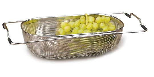 Stainless Steel Drainer-Strainer with bunch of grapes