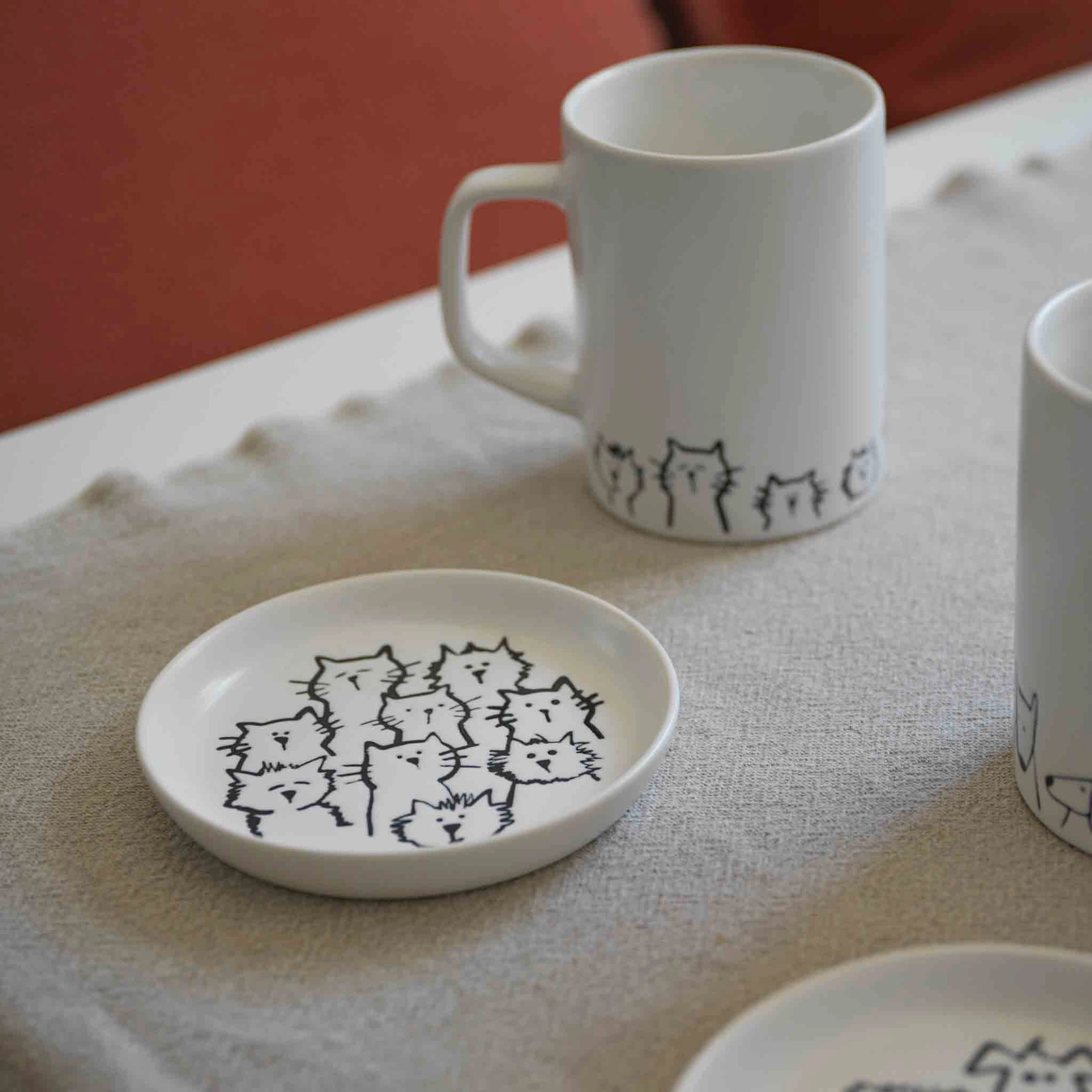 Ore Cuppa Color Coaster Random Cats