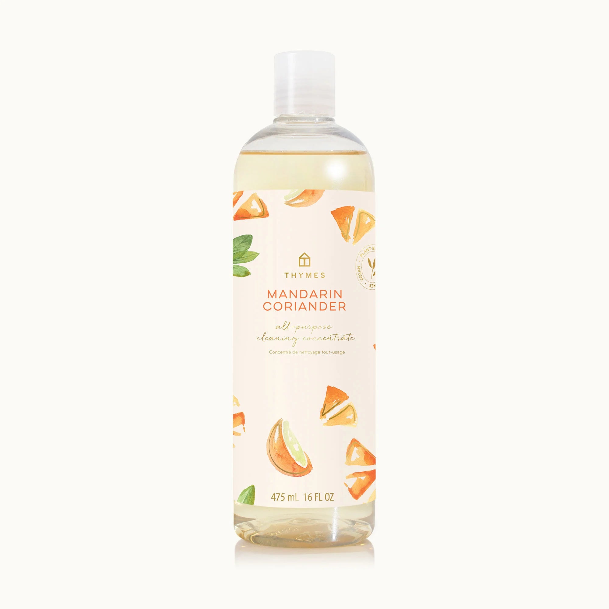 Thymes Mandarin Coriander All Purpose Cleaning Concentrate in Bottle