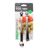 Progressive Veggie Tongs Set