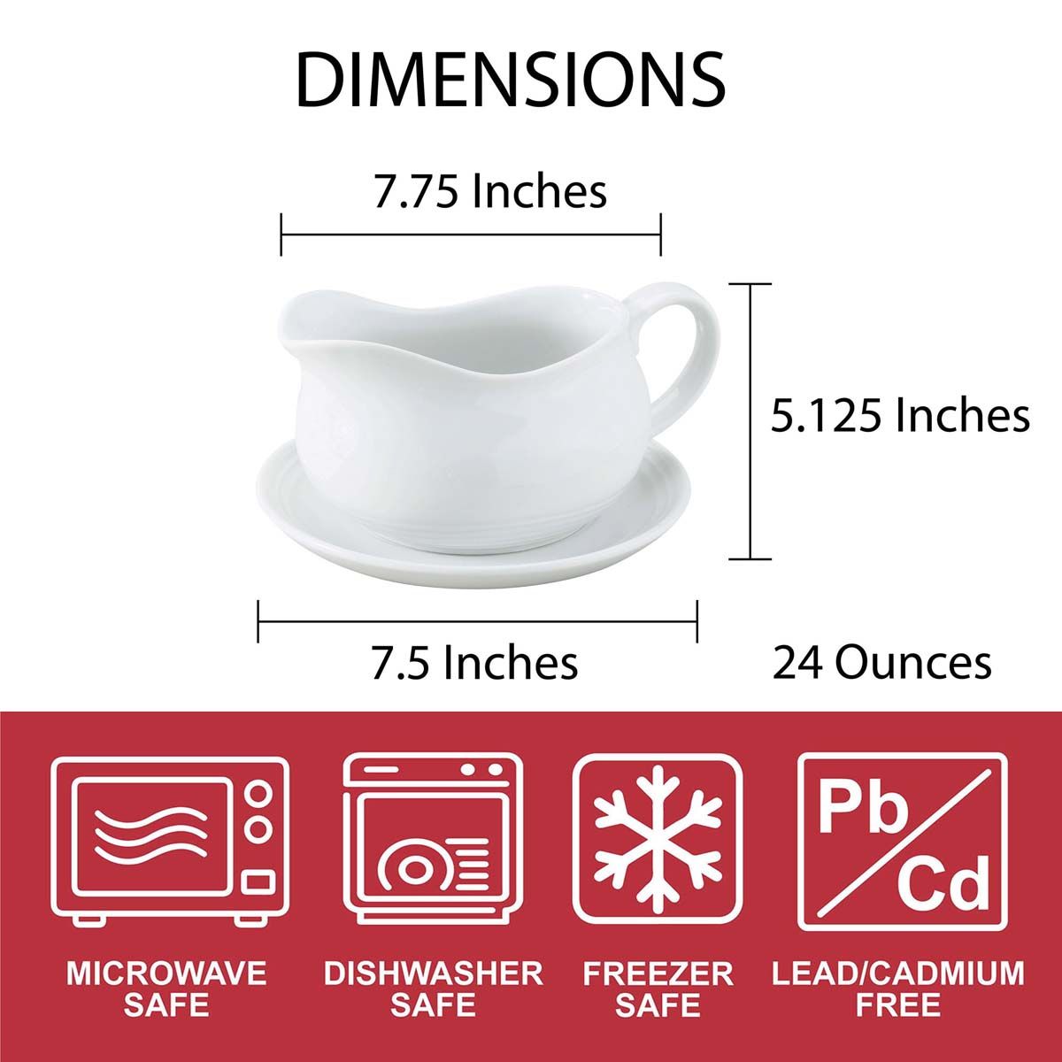 Harold Hotel Gravy Boat w/Saucer