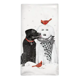 Mary Lake Thompson Snow Dog Bagged Towel