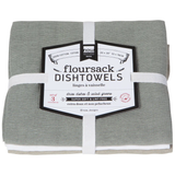 Now Designs Dishtowel Flour Sack Set of 3 London/White/Moonstruck